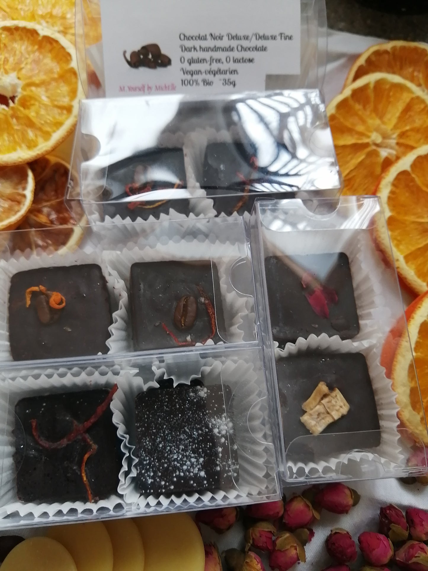 Deluxe Handmade Dark Chocolate box