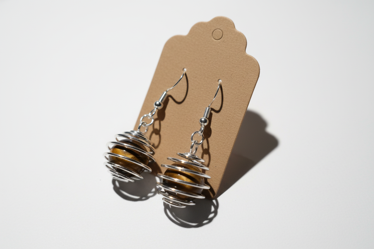 Energy stone earrings