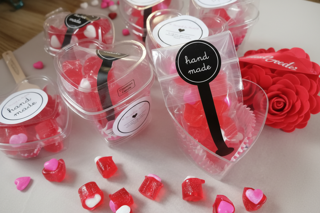 "Share the LOVE" Cinnamon heart candy (box 30 pces)