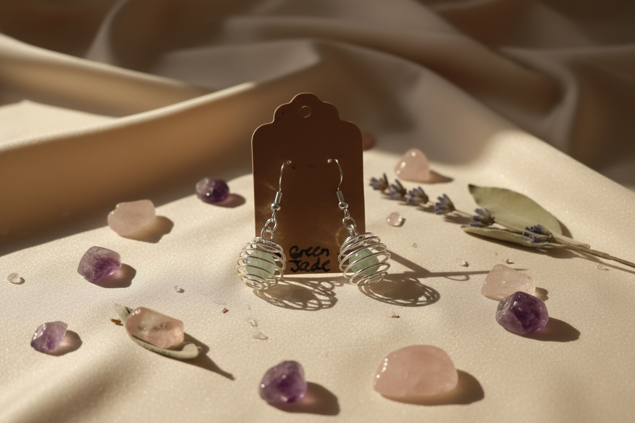 Energy stone earrings