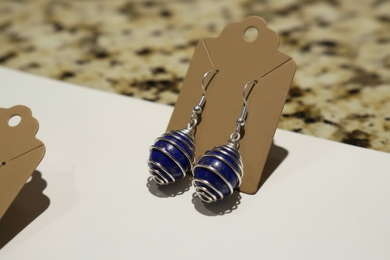 Energy stone earrings