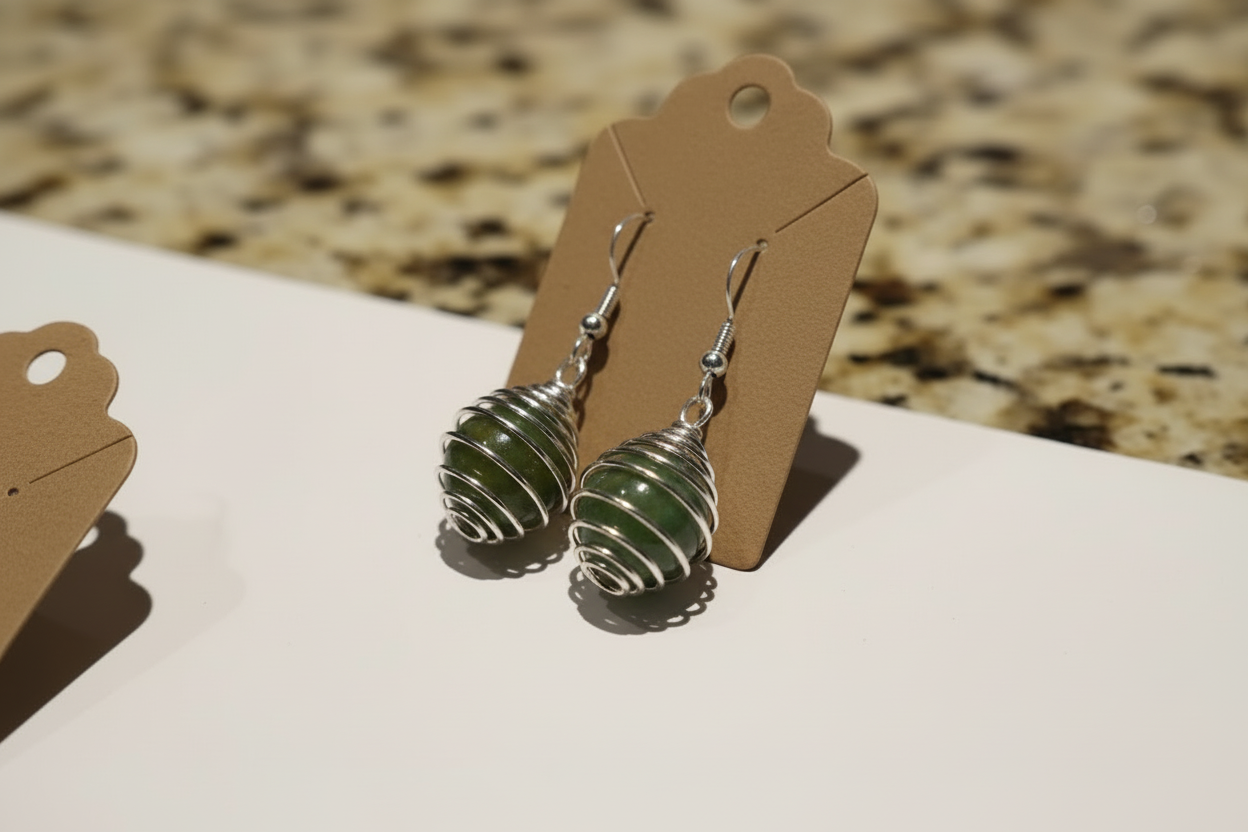 Energy stone earrings