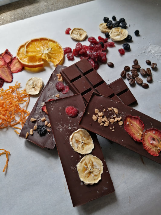 Homemade DARK CHOCOLATE BAR/ Tablette Chocolat Noir