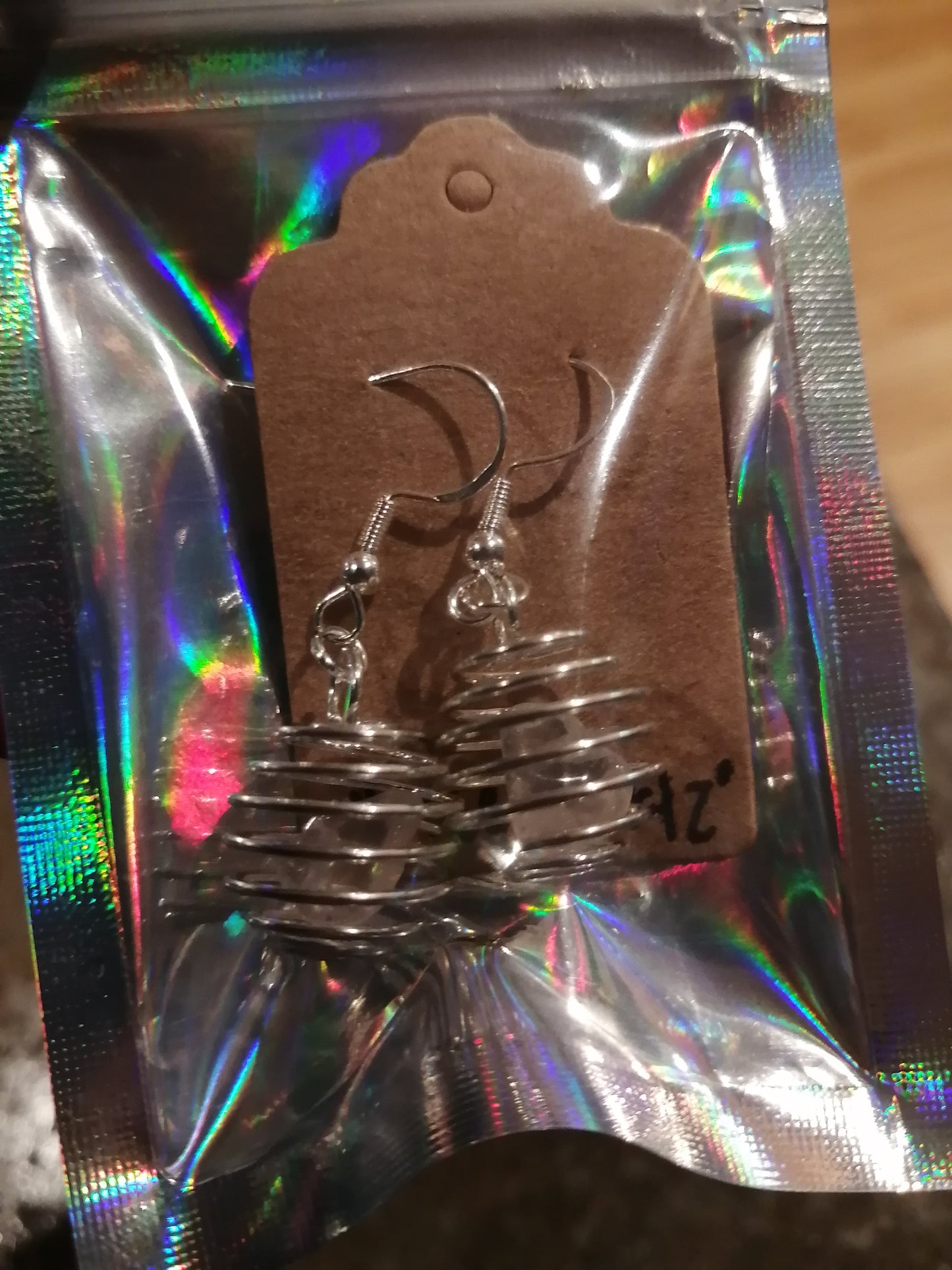 Energy stone earrings