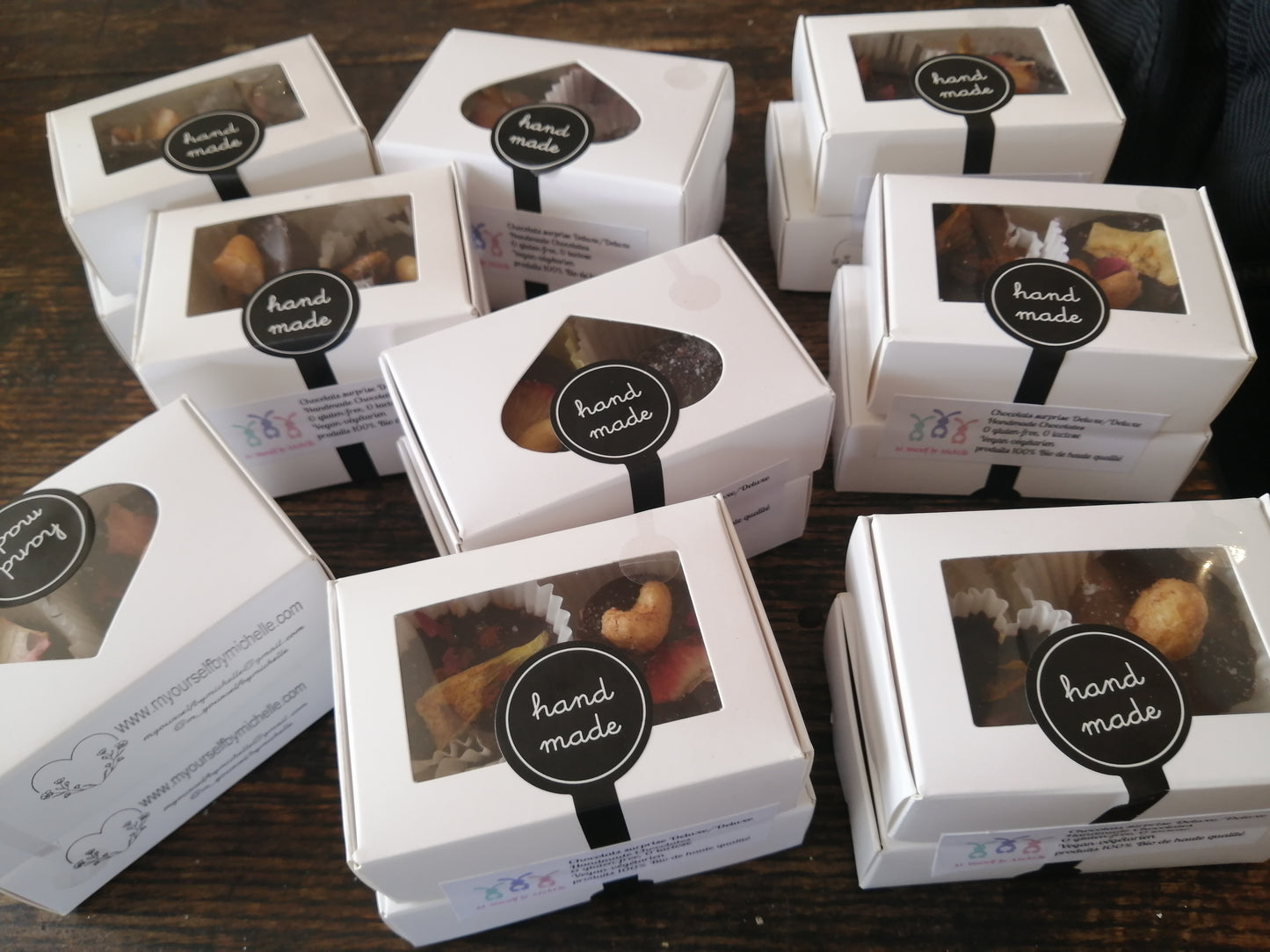 Deluxe Handmade Dark Chocolate box