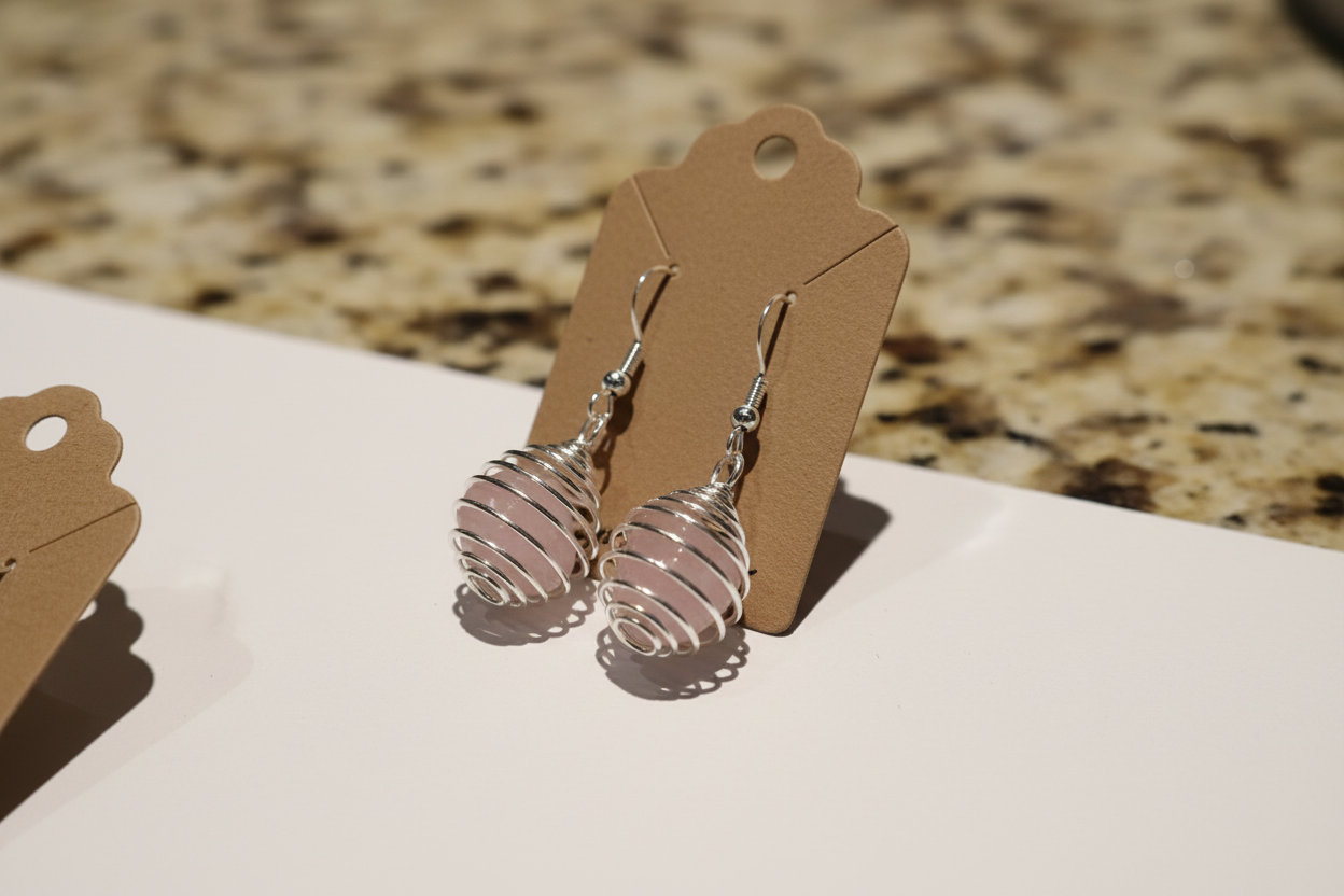 Energy stone earrings